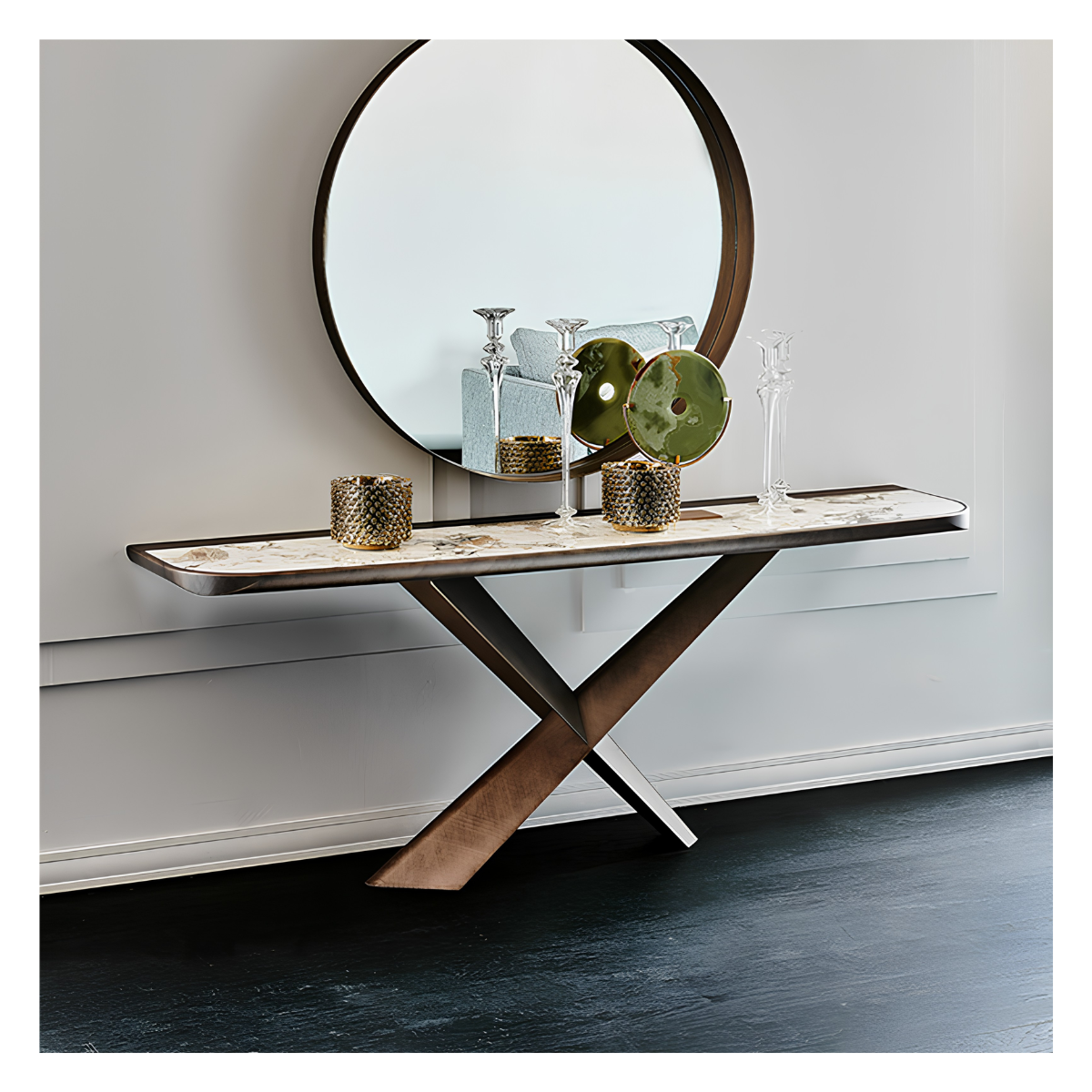 Fossil Cross Console Table